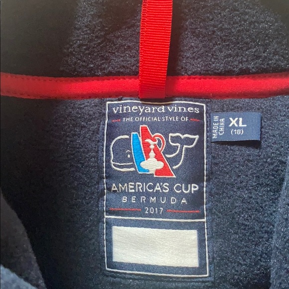 Youth XL America’s cup navy vest - Picture 3 of 3